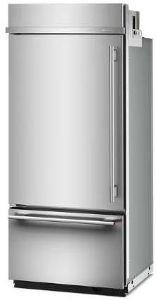 KitchenAid® 36” 20.9 Cu. Ft. PrintShield™ Stainless Steel Built-In Bottom Freezer Refrigerator with Platinum Interior-4