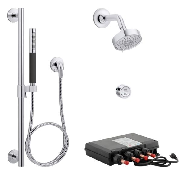 KOHLER® Polished Chrome 2.5 GPM 25" Multifunction Handshower Kit-1