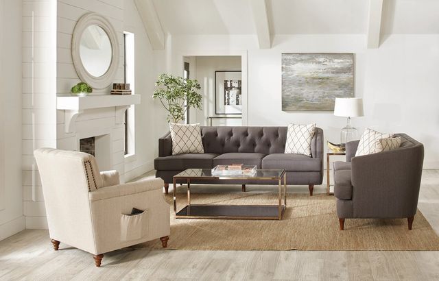 Coaster® Shelby 3-Piece Beige/Grey Living Room Set-0