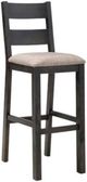 Handstone Rafters 30” Bar Chair with Leather Seat-0