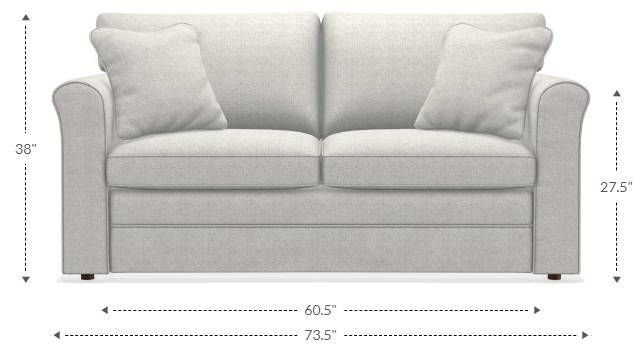 La-Z-Boy® Leah Chalk Full Sleeper Sofa-4