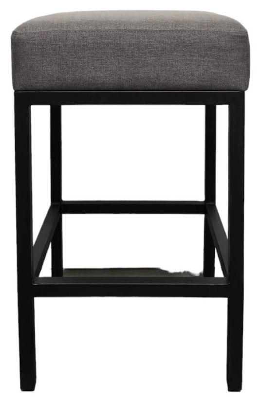 Nest Home Collections Flynn Barbury Stone/Black Counter Stool-1