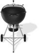 Weber® Master-Touch 24" Black Freestanding Charcoal Grill-0