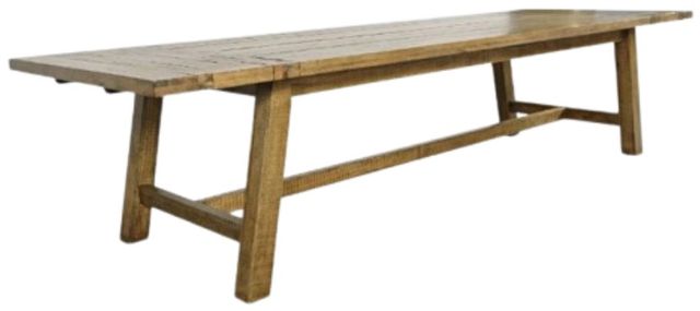 Jofran Inc.Telluride 6-Piece Gold Trestle Dining Set-2