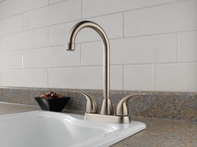 Peerless Core Stainless 2-Handle Bar-Prep Faucet-1