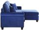 Homelegance® Monty 2-Piece Navy L-Shape Reversible Sectional Sofa Chaise-4