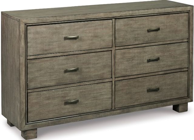 Signature Design by Ashley® Arnett 5-Piece Gray Queen Bookcase Bed Set-2