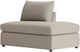 Bassett® Furniture Beckham Beige Modular Right Arm Facing Bumper End-0