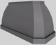 Vent-A-Hood® Designer Series 60" Gunsmoke Island Range Hood-4