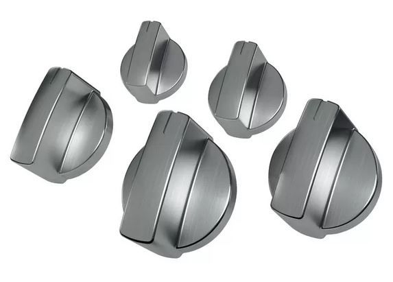 Bosch® FlameSelect® Benchmark® Series Stainless Steel Metal Knob Kit-0