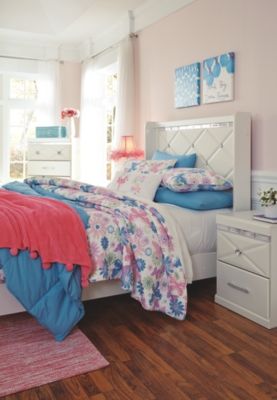 Signature Design by Ashley® Dreamur Champagne Full Panel Bed-2