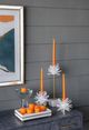 A & B Home Clear Bubble Vase-3
