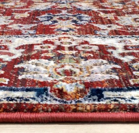 Kalora Interiors Serene Cream/Blue/Red 8' x 10' Area Rug -2
