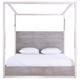 VIG Furniture Modrest Arlene Gray/Silver King Canopy Bed-1