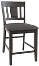 Jofran Inc. American Rustics 6-Piece Dark Brown/Gray Counter Dining Set-4