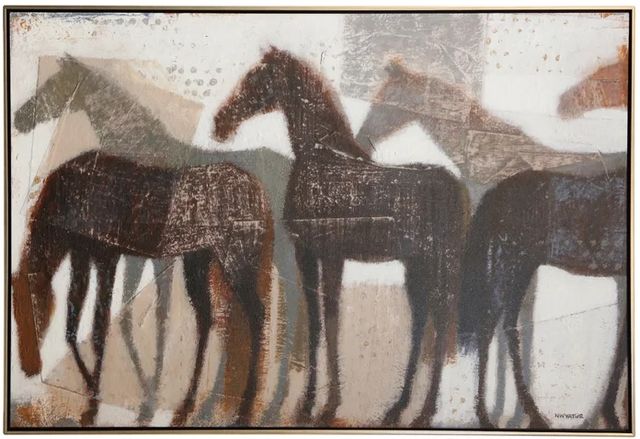 Stylecraft Norman Wyatt Home Shadow Steeds Wall Art-0