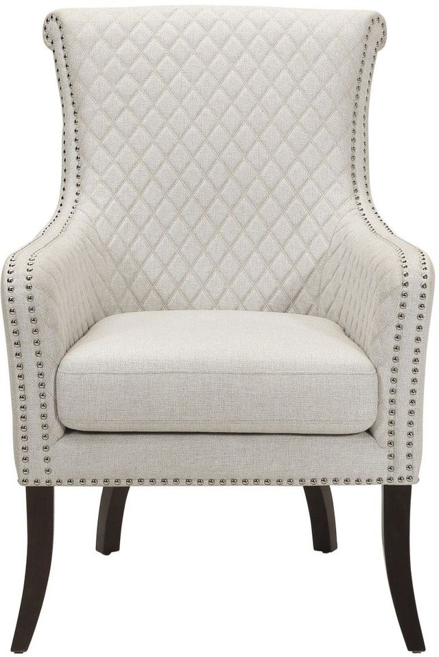 Mazin Furniture Avalon Beige Upholstered Accent Chair-1