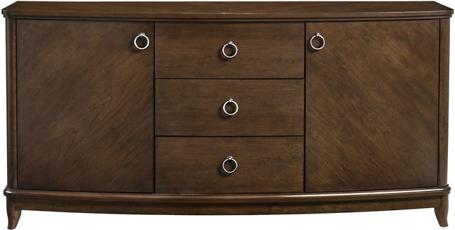 Flexsteel® Bellevue Whiskey Brown Console-3