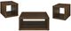 Coaster® Frisco 3-Piece Dark Pine Occasional Table Set-0
