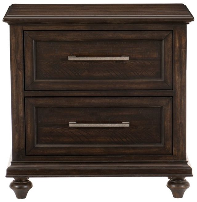 Homelegance® Cardano Driftwood Charcoal Nightstand-2