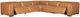 Hooker® Furniture MS Fresco 5-Piece Zen Caramel L-Shape 3-Power Reclining Sectional with Power Headrest-4