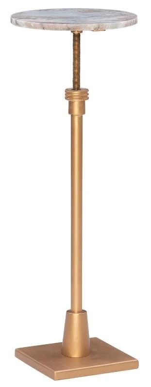 Powell® Averi Gold Adjustable Drink Table-0
