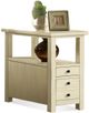 Riverside Furniture Sullivan Country White Chairside Table-0