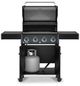 Broil King® Baron 420 Pro Shadow 4-Burner Black Freestanding Liquid Propane Grill-1
