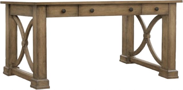 Hooker® Furniture Melange Light Wood Architectural Writing Desk-0