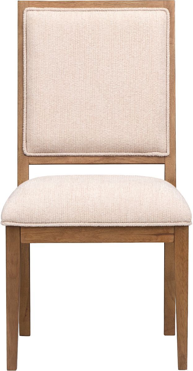 Magnussen Home® Marcel 2-Piece Beige/Harvest Brown Dining Side Chair Set with Upholstered Seat and Back-1