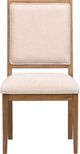 Magnussen Home® Marcel 2-Piece Beige/Harvest Brown Dining Side Chair Set with Upholstered Seat and Back-1