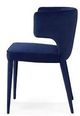 VIG Furniture Modrest Lucero Blue Velvet Dining Armchair-2