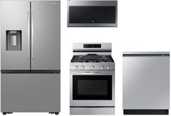 Samsung 4 Piece Fingerprint Resistant Stainless Steel Kitchen Package