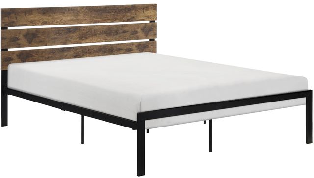 Homelegance® Marshall Black Queen Platform Bed-0