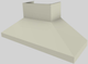 Vent-A-Hood® 66" Biscuit Euro-Style Wall Mounted Range Hood-5