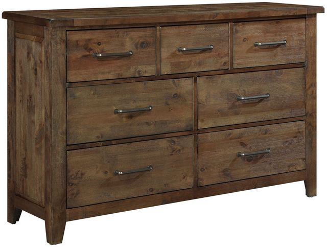 Homelegance Jerrick Burnished Brown Dresser | Darvin Furniture | Orland  Park, IL