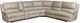 Bassett® Furniture Club Level Parsons 6-Piece Flax L-Shape Power Reclining Sectional-0