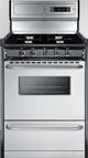 Summit® 24" Stainless Steel Open Burner Freestanding Gas Range-0