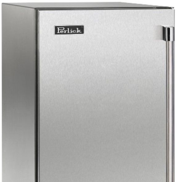 Perlick® Marine & Coastal Series 15" 2.8 Cu. Ft. Stainless Steel Solid Door  Built-In Beverage Center-1