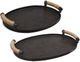 Uttermost® Viewpoint 2-Piece Bronze Tray Set-0