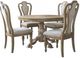 Liberty Furniture Magnolia Manor 5-Piece Gray/Weathered Bisque Pedestal Table Set-0