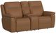 Flexsteel® Sawyer Harvest Leather Power Reclining Loveseat with Console, Power Headrests and Lumbar-0
