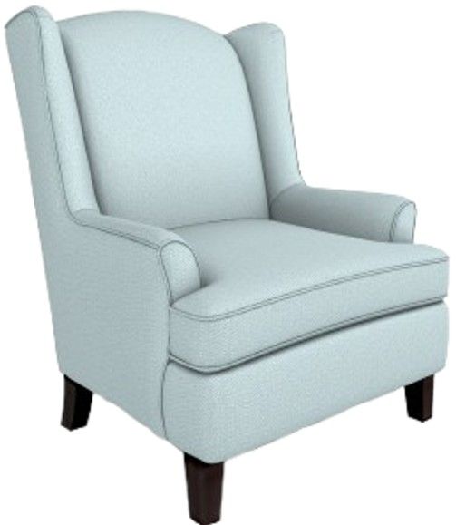 Best® Home Furnishings Customizable Field & Stream Home Andrea Wing Back Chair with Espresso Legs-0