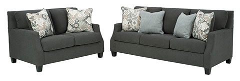 Signature Design by Ashley® Bayonne Charcoal Sofa-4