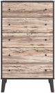 Signature Design by Ashley® Piperton Brown/Dark Charcoal Chest of Drawer-1