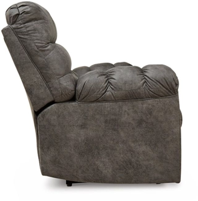 Signature Design by Ashley® Derwin Concrete Reclining Sofa with Drop Down Table-3