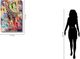 Classy Living Expressive Urban Safari: Giraffe in Pink Heels Wall Art-2