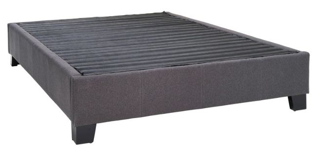 Legends Home Modern Dark Slate Gray Queen Upholstered Panel Bed-2