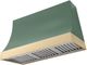 AGA Marquee 48" Mineral Green Wall Mounted Range Hood with Polished Brass Trim-0