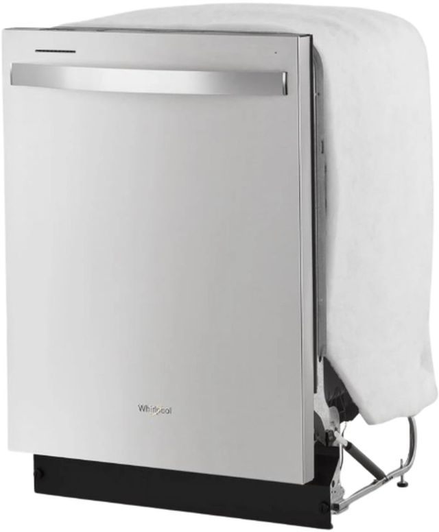 Whirlpool® 24" Fingerprint Resistant Stainless Steel Built In Dishwasher with Boost Cycle and Triple Filtration Wash-3